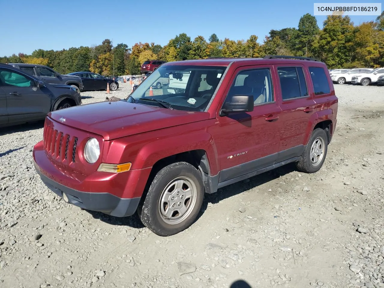 2015 Jeep Patriot Sport VIN: 1C4NJPBB8FD186219 Lot: 77029924