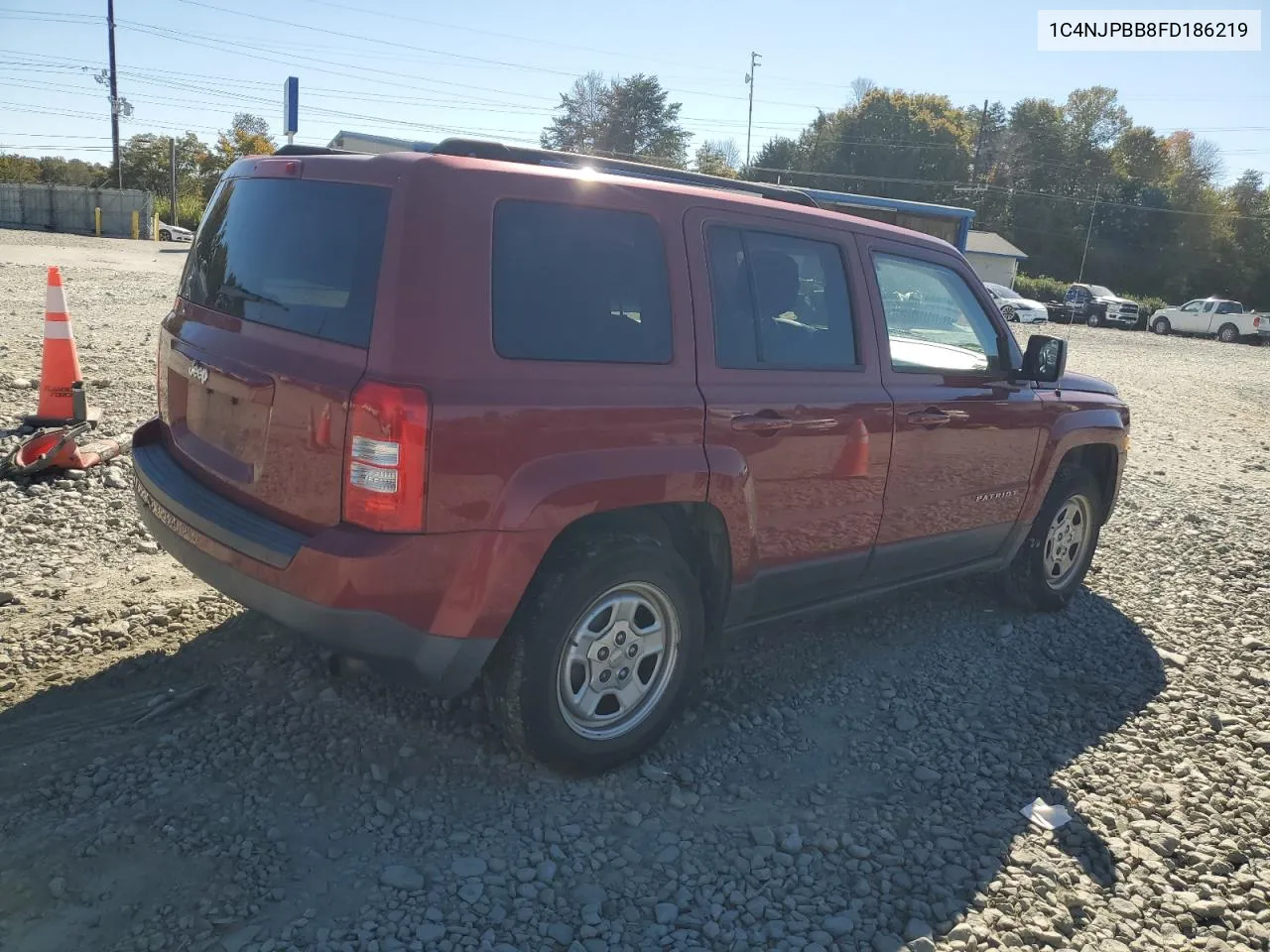 2015 Jeep Patriot Sport VIN: 1C4NJPBB8FD186219 Lot: 77029924