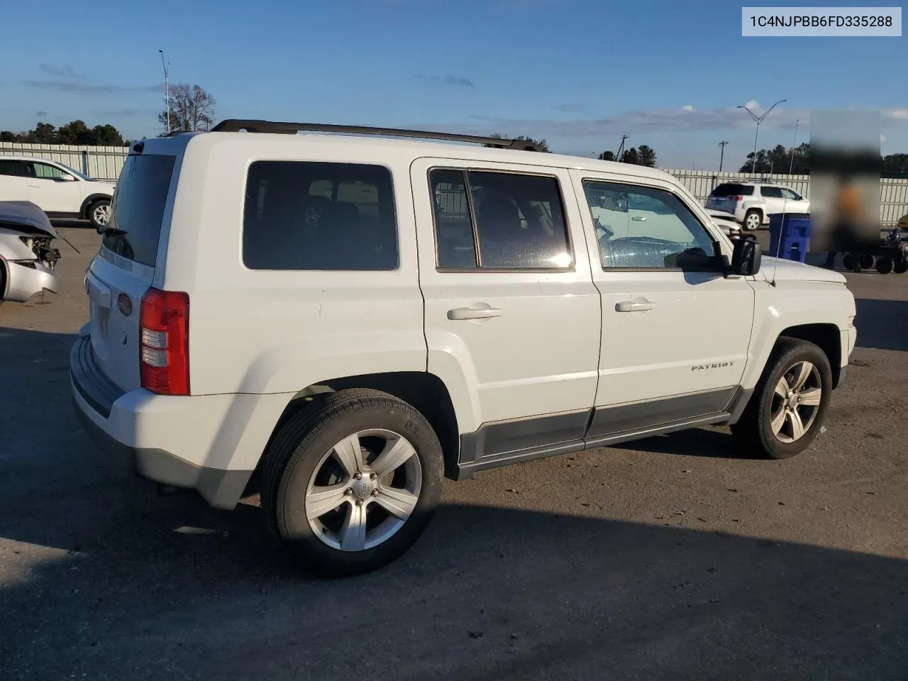 2015 Jeep Patriot Sport VIN: 1C4NJPBB6FD335288 Lot: 80170304