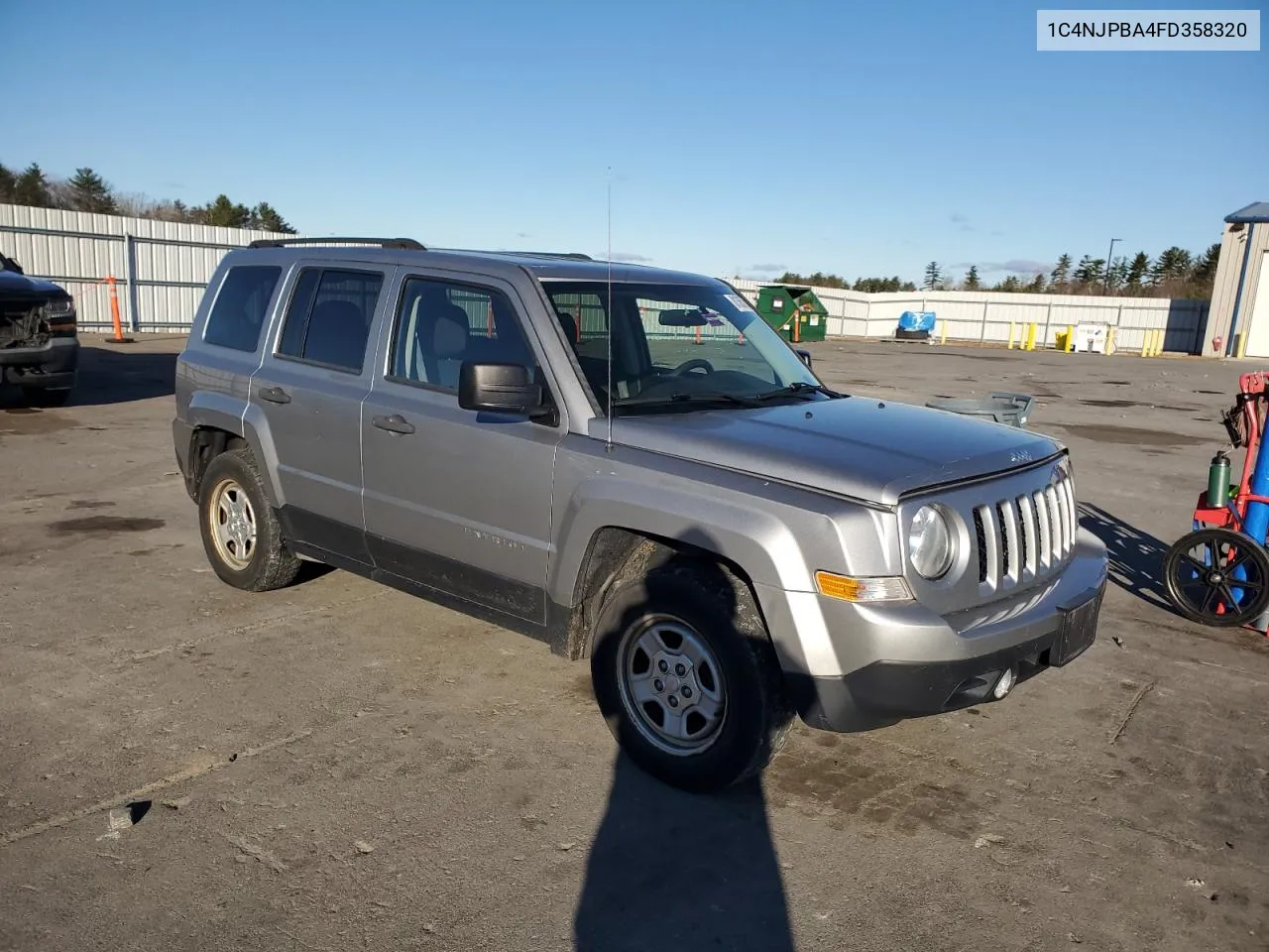 2015 Jeep Patriot Sport VIN: 1C4NJPBA4FD358320 Lot: 81365794