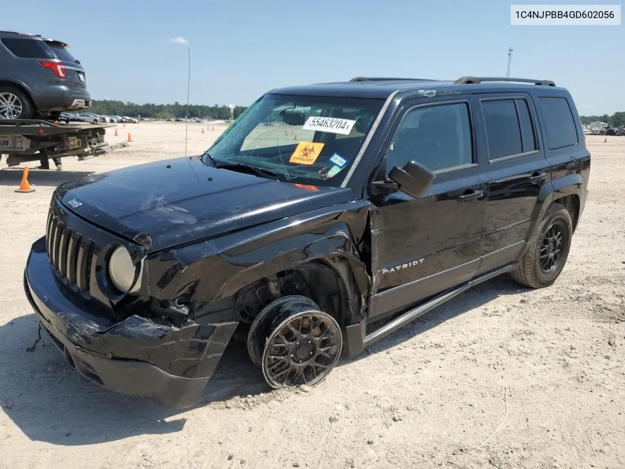 2016 Jeep Patriot Sport VIN: 1C4NJPBB4GD602056 Lot: 55463204