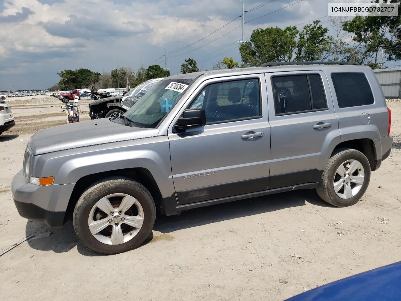 2016 Jeep Patriot Sport VIN: 1C4NJPBB0GD732707 Lot: 56705264