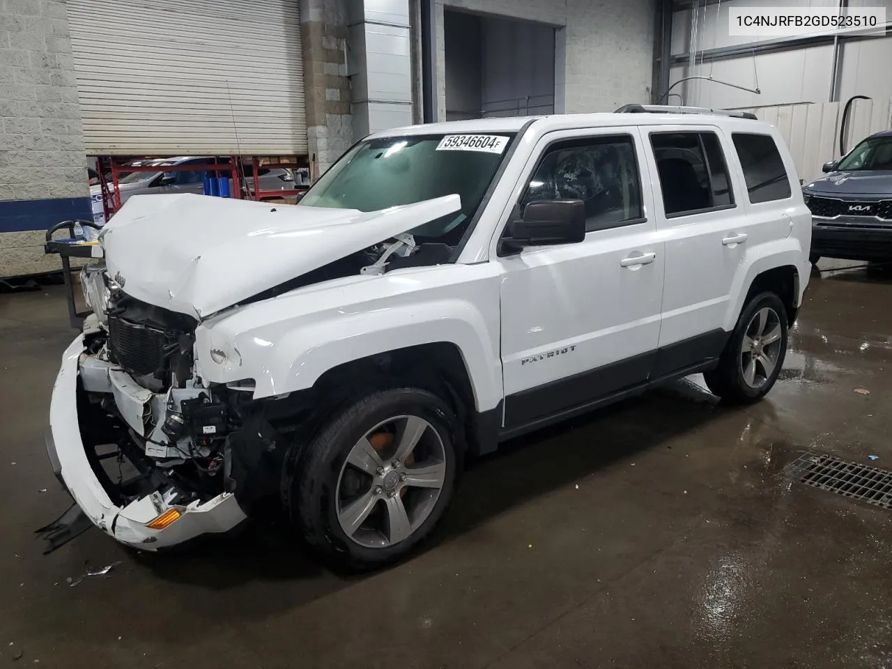 2016 Jeep Patriot Latitude VIN: 1C4NJRFB2GD523510 Lot: 59346604