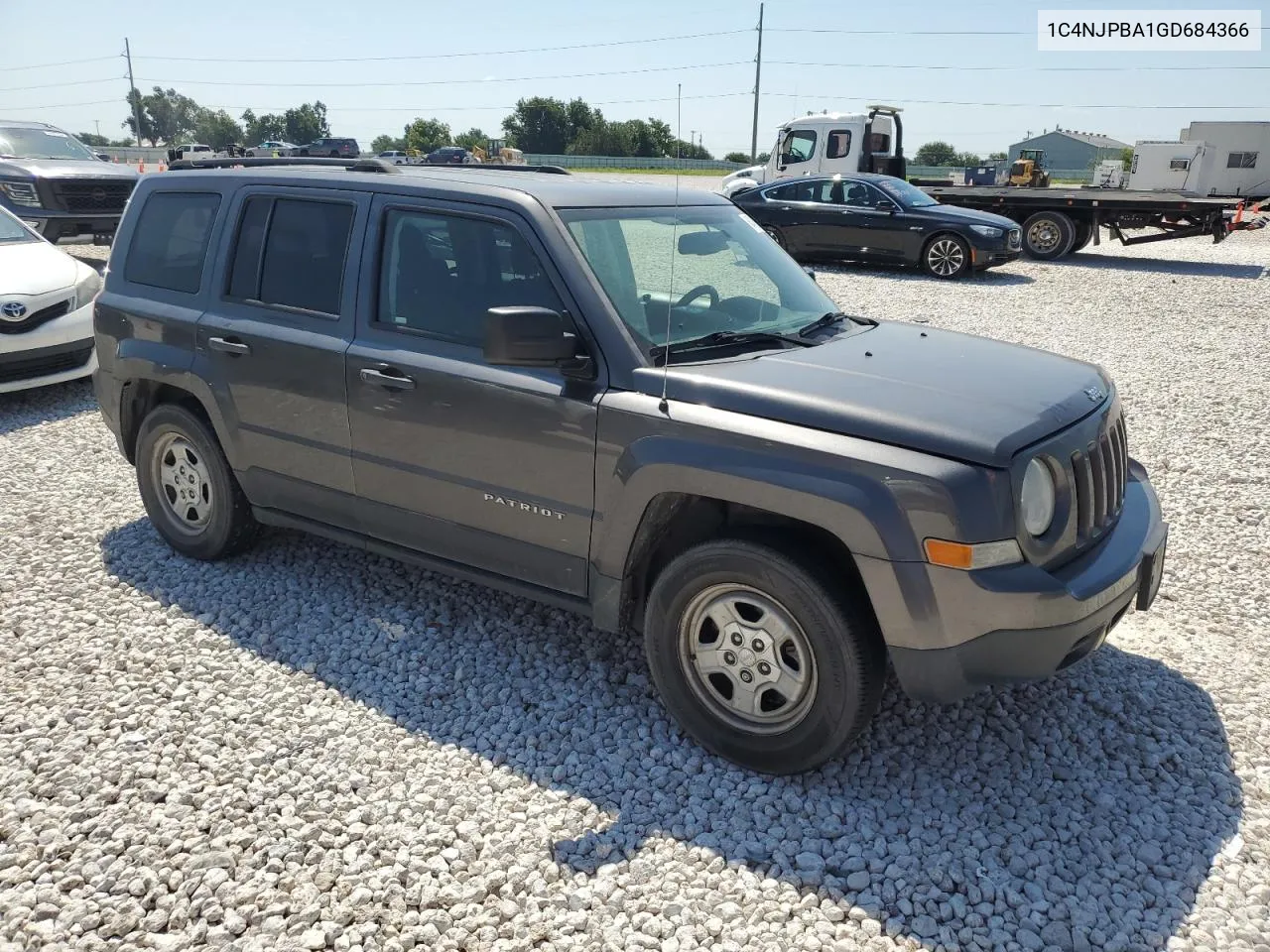 1C4NJPBA1GD684366 2016 Jeep Patriot Sport