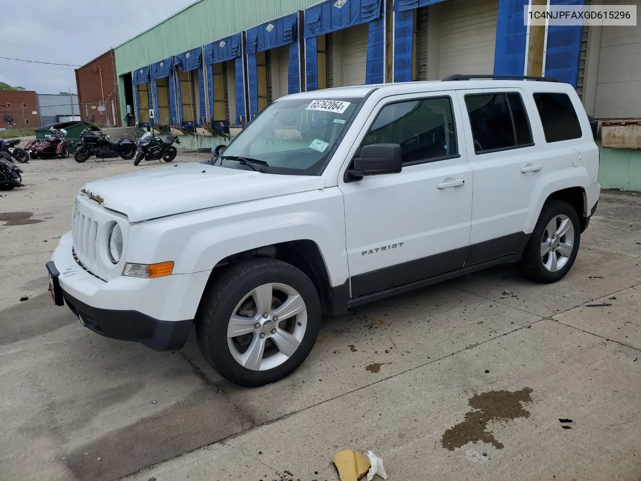 2016 Jeep Patriot Latitude VIN: 1C4NJPFAXGD615296 Lot: 65762064