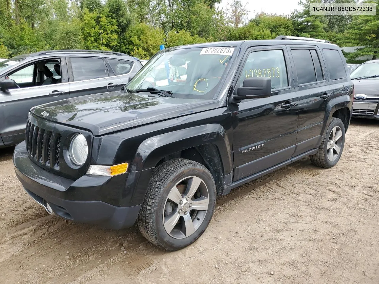 2016 Jeep Patriot Latitude VIN: 1C4NJRFB8GD572338 Lot: 67382873