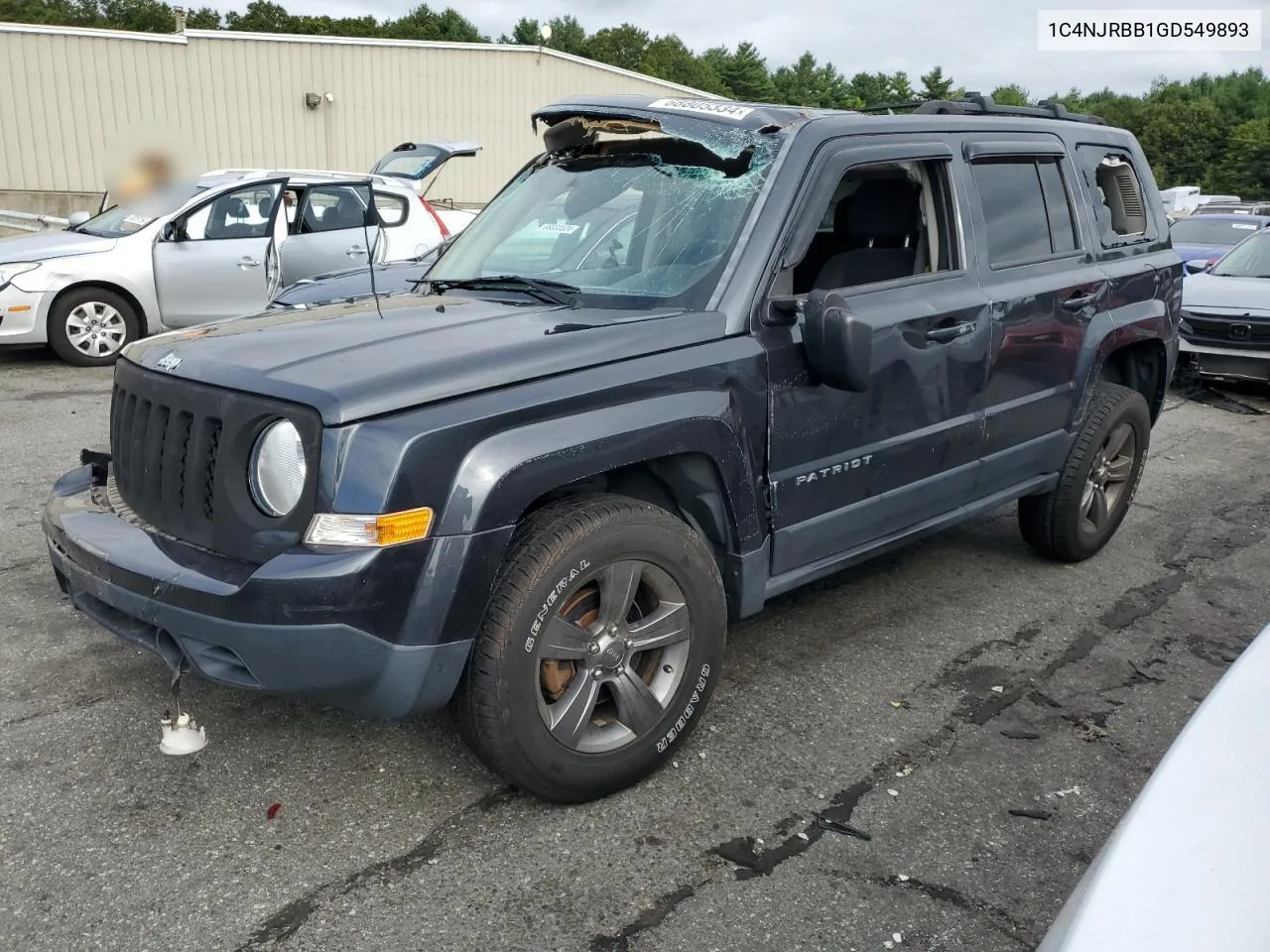 2016 Jeep Patriot Sport VIN: 1C4NJRBB1GD549893 Lot: 68805334