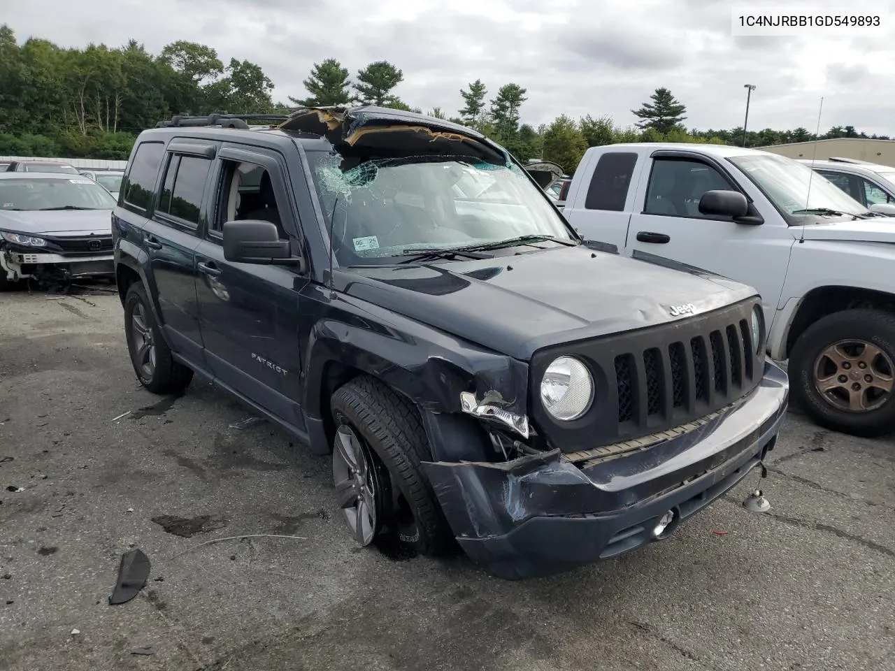 1C4NJRBB1GD549893 2016 Jeep Patriot Sport