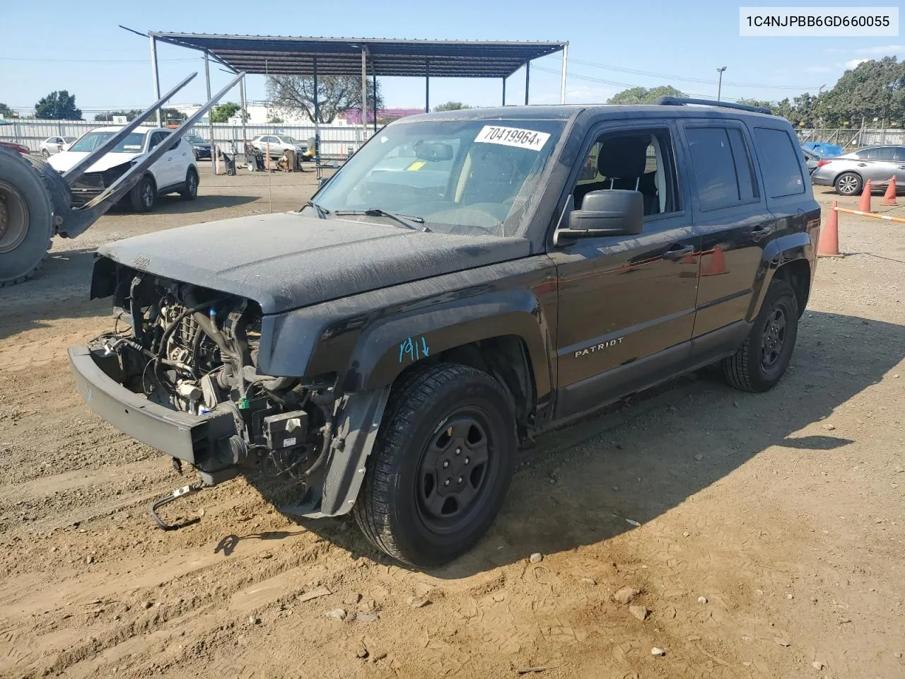 2016 Jeep Patriot Sport VIN: 1C4NJPBB6GD660055 Lot: 70419964