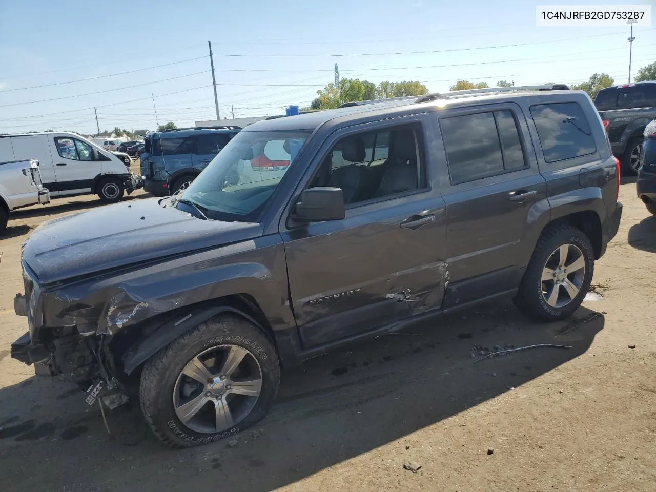 2016 Jeep Patriot Latitude VIN: 1C4NJRFB2GD753287 Lot: 71890044