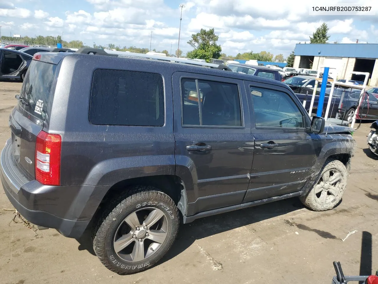 2016 Jeep Patriot Latitude VIN: 1C4NJRFB2GD753287 Lot: 71890044