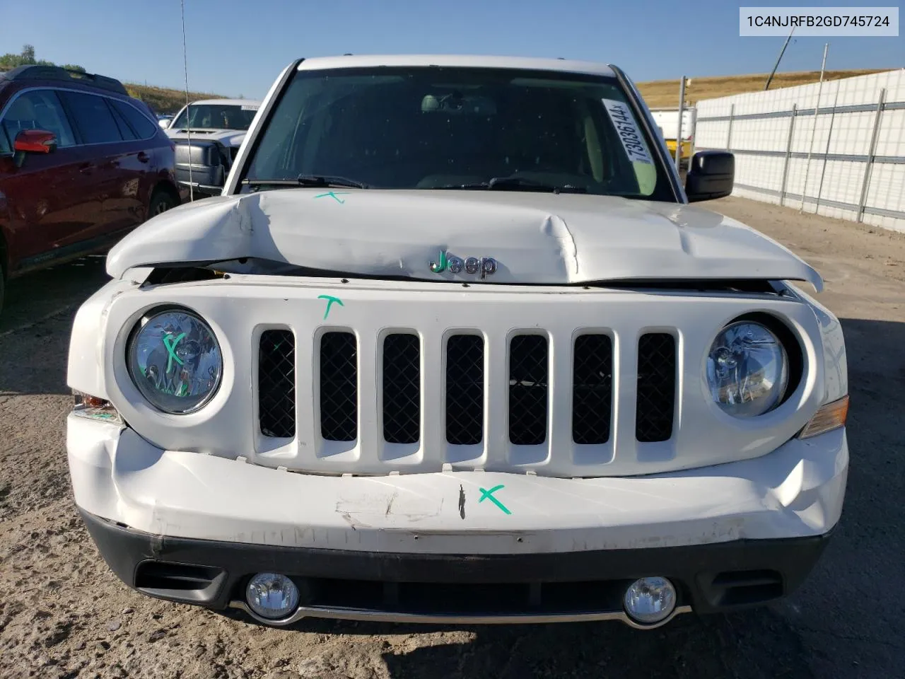 1C4NJRFB2GD745724 2016 Jeep Patriot Latitude