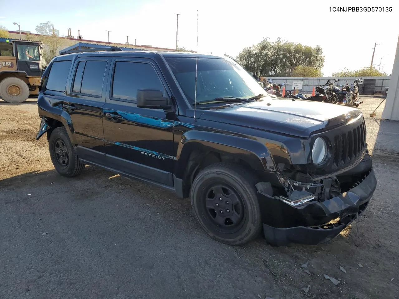 2016 Jeep Patriot Sport VIN: 1C4NJPBB3GD570135 Lot: 74788114