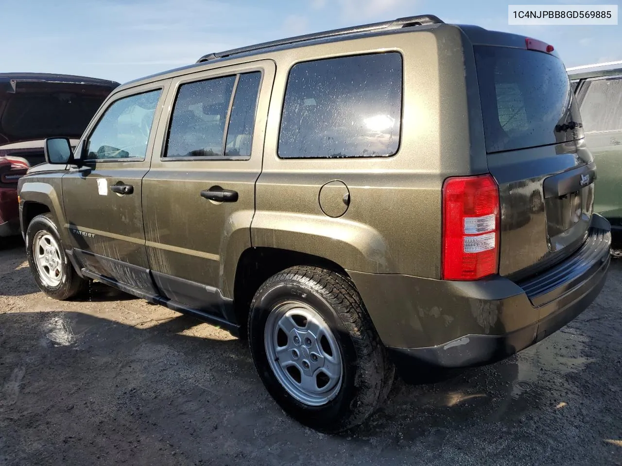 2016 Jeep Patriot Sport VIN: 1C4NJPBB8GD569885 Lot: 74831524