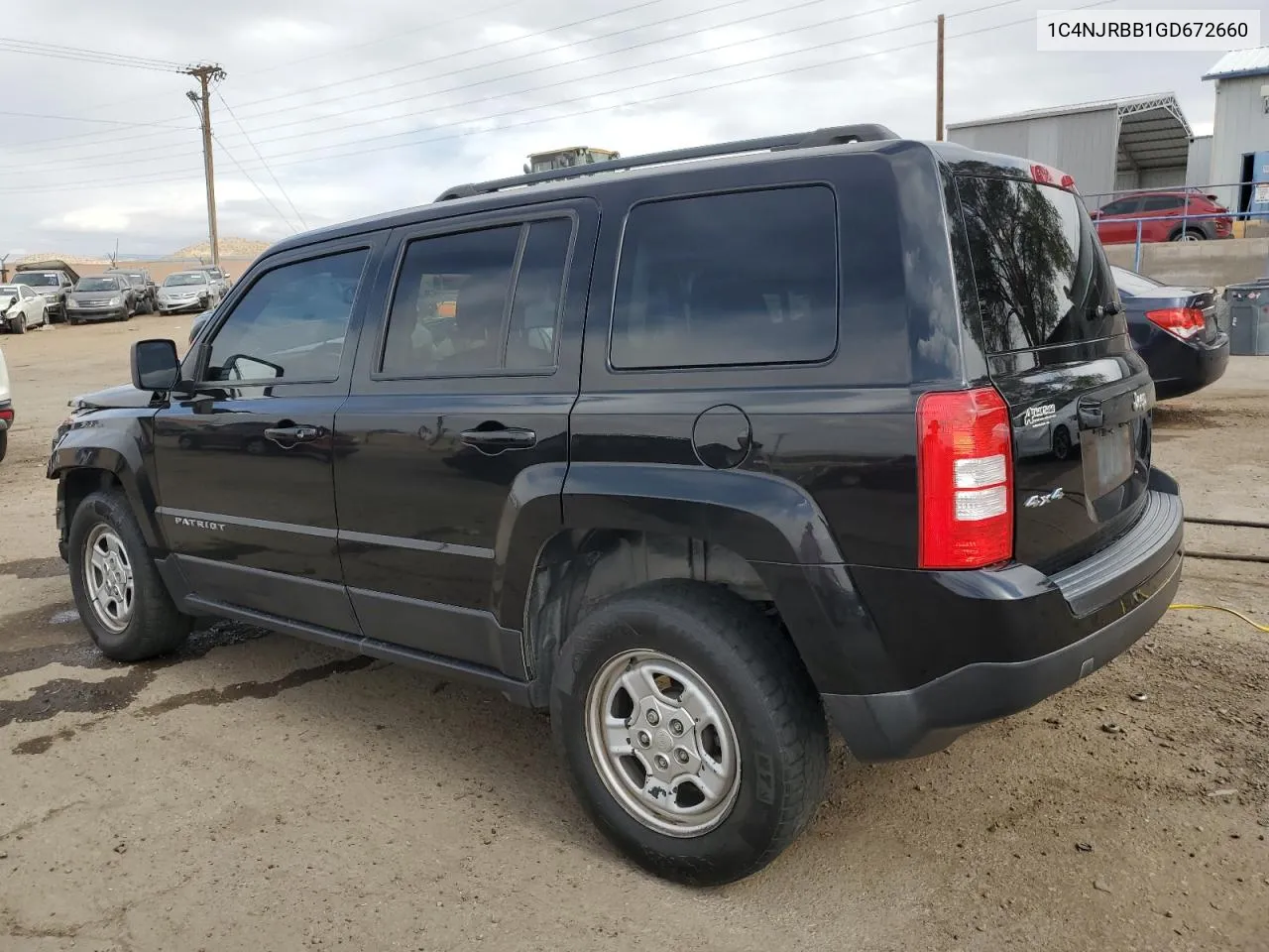 2016 Jeep Patriot Sport VIN: 1C4NJRBB1GD672660 Lot: 75951464