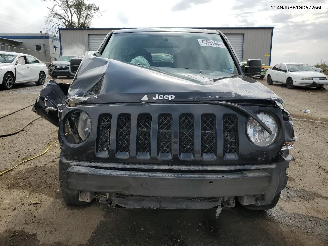 1C4NJRBB1GD672660 2016 Jeep Patriot Sport