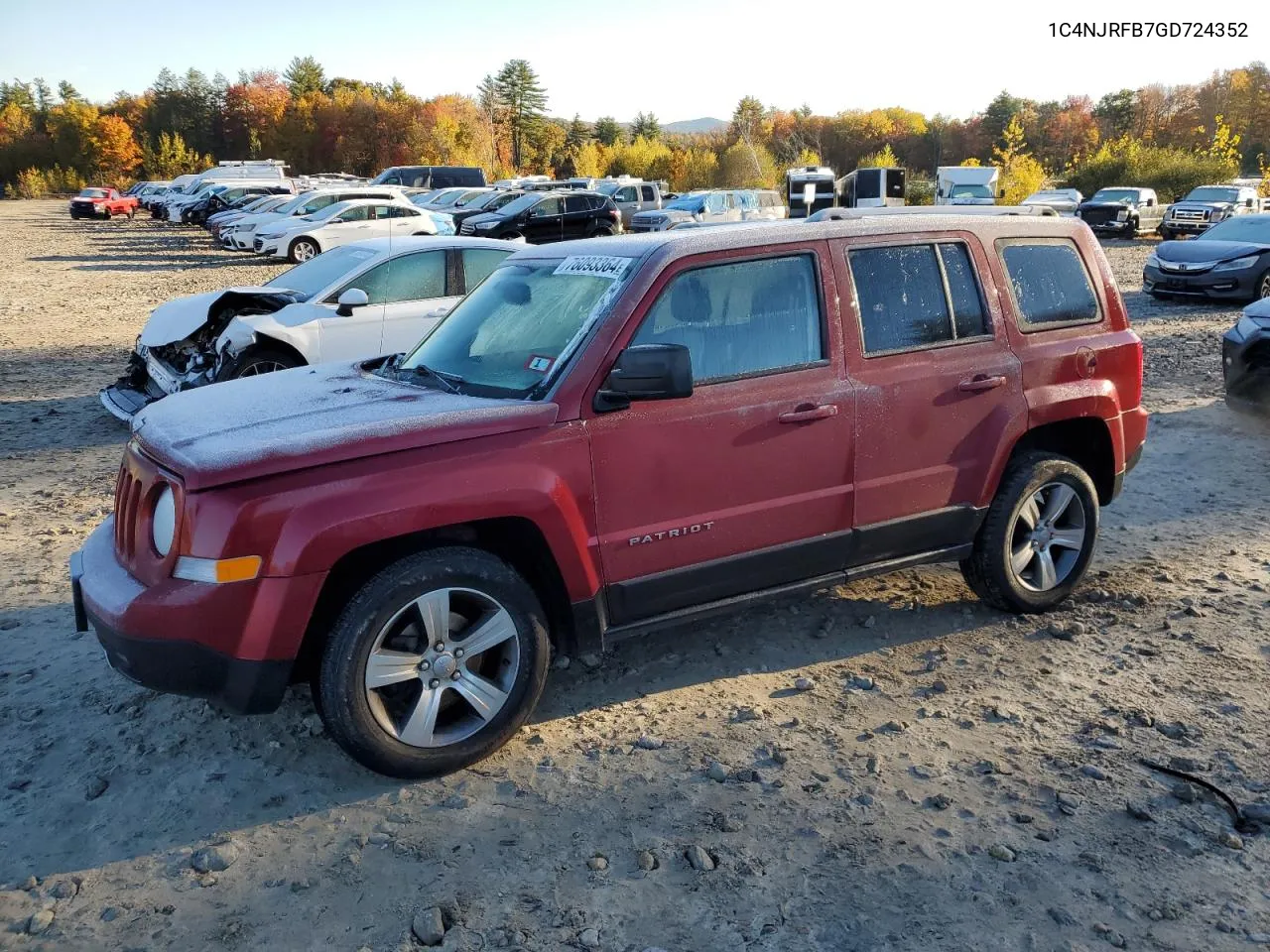 1C4NJRFB7GD724352 2016 Jeep Patriot Latitude