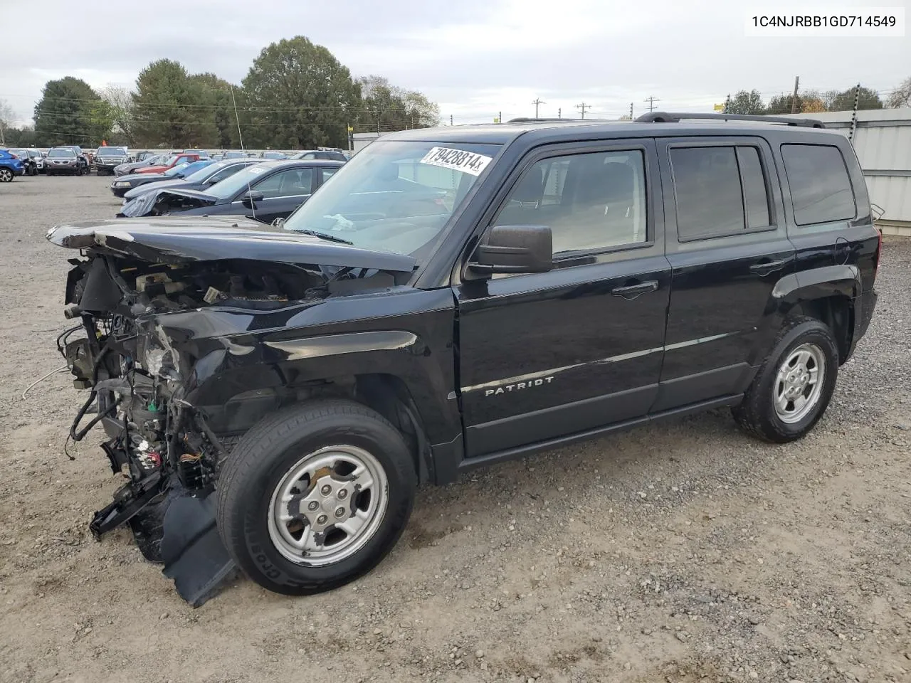 2016 Jeep Patriot Sport VIN: 1C4NJRBB1GD714549 Lot: 79428814