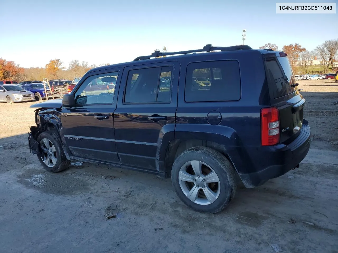 2016 Jeep Patriot Latitude VIN: 1C4NJRFB2GD511048 Lot: 81424924