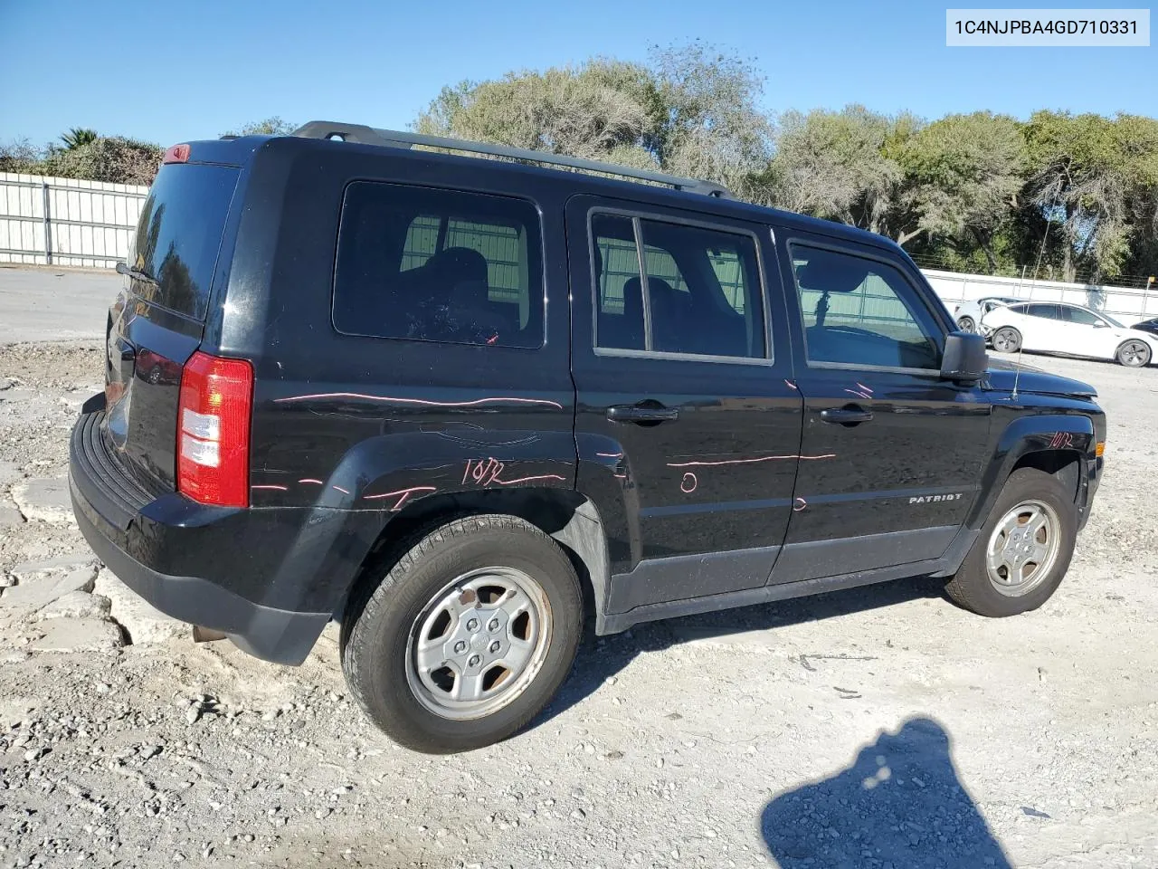 2016 Jeep Patriot Sport VIN: 1C4NJPBA4GD710331 Lot: 81843414