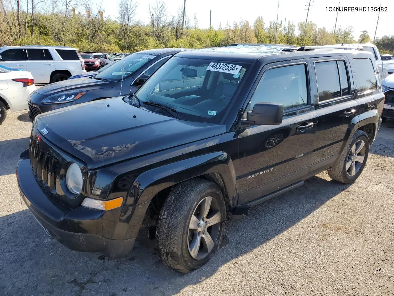 2017 Jeep Patriot Latitude VIN: 1C4NJRFB9HD135482 Lot: 48322534