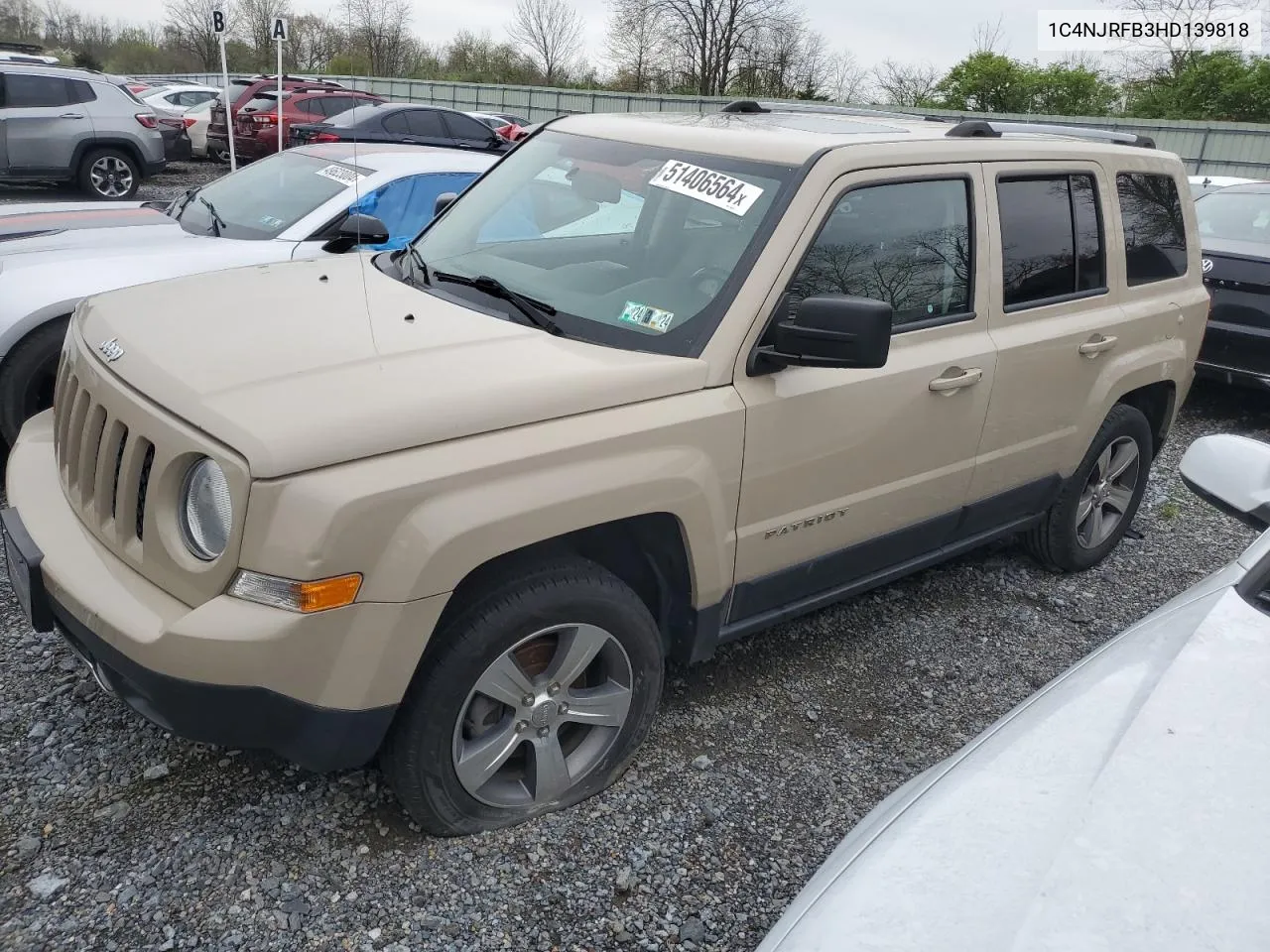 1C4NJRFB3HD139818 2017 Jeep Patriot Latitude