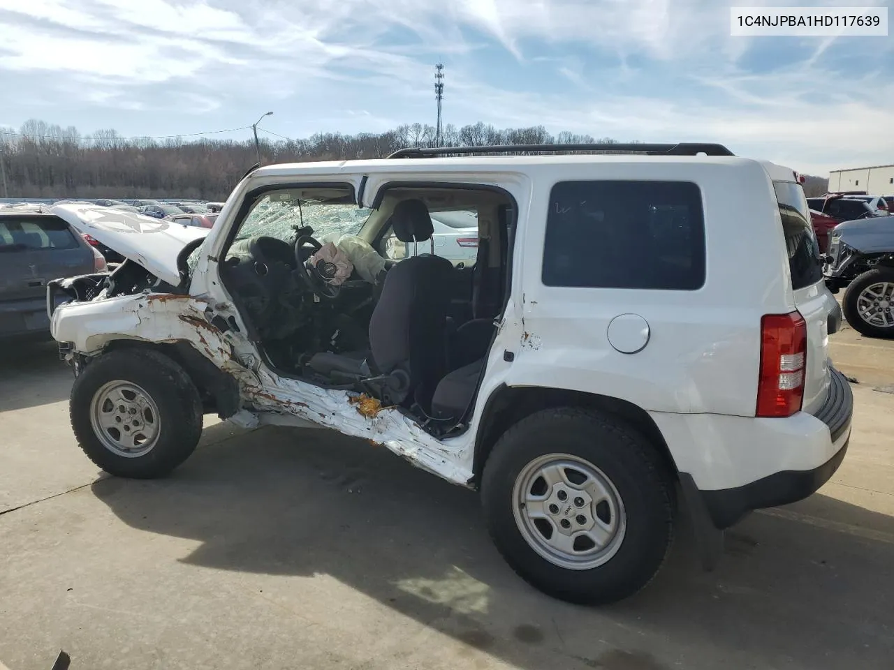 2017 Jeep Patriot Sport VIN: 1C4NJPBA1HD117639 Lot: 71015163