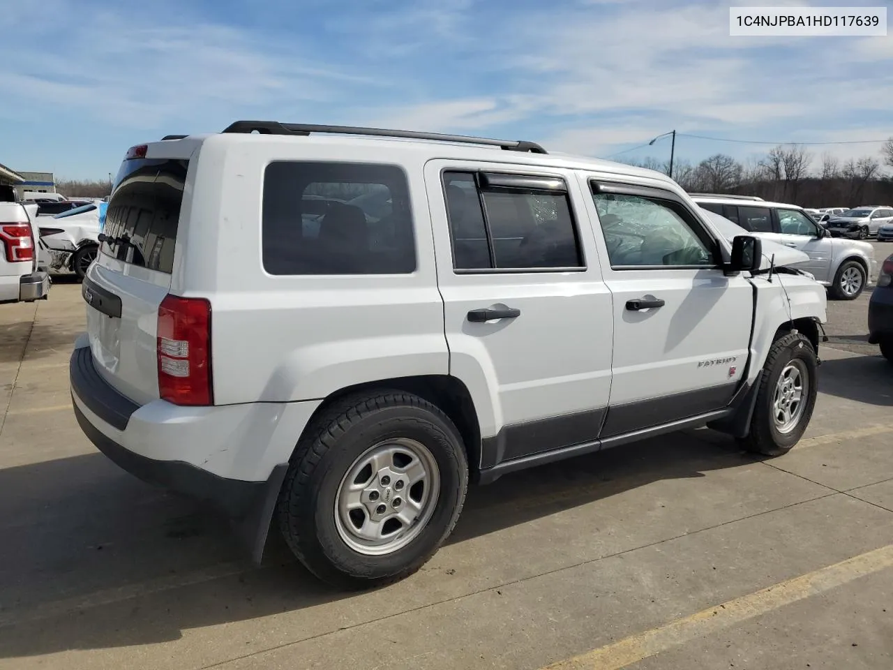 2017 Jeep Patriot Sport VIN: 1C4NJPBA1HD117639 Lot: 71015163