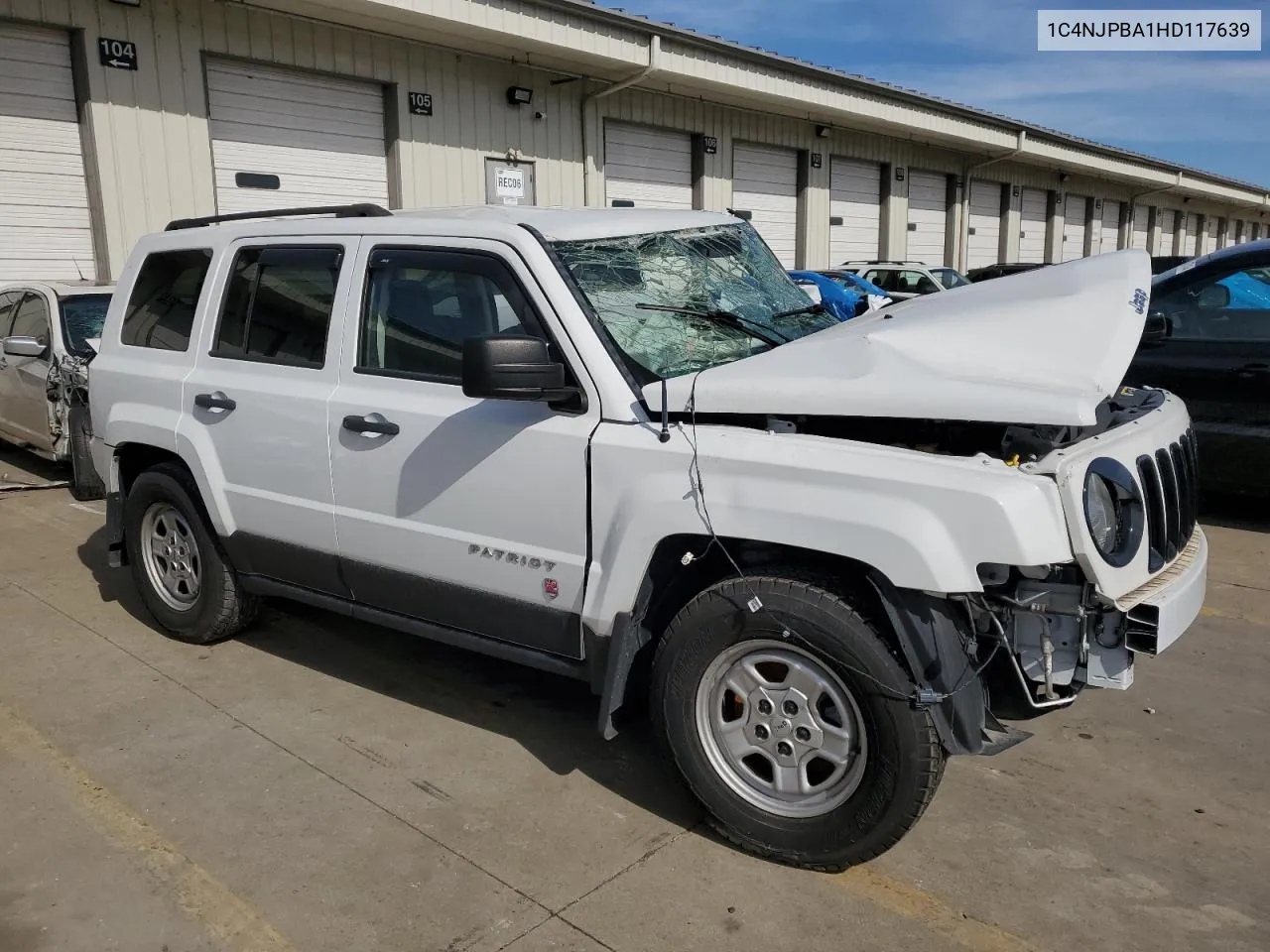 2017 Jeep Patriot Sport VIN: 1C4NJPBA1HD117639 Lot: 71015163