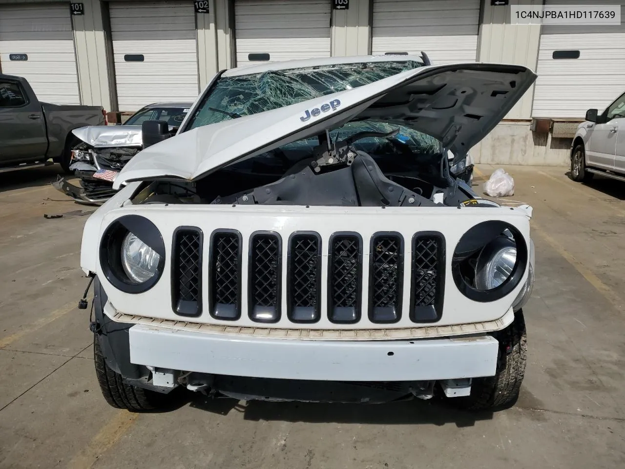 2017 Jeep Patriot Sport VIN: 1C4NJPBA1HD117639 Lot: 71015163