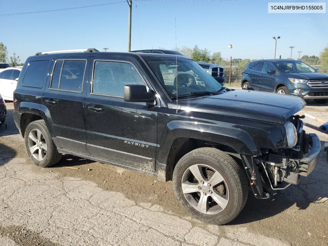 2017 Jeep Patriot Latitude VIN: 1C4NJRFB9HD155005 Lot: 72000444