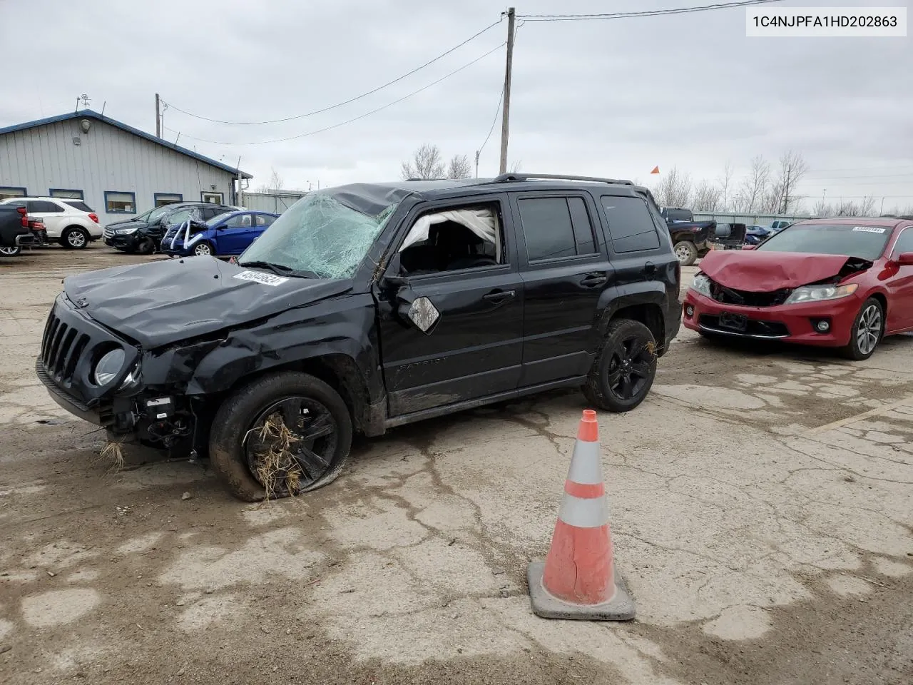 2017 Jeep Patriot Latitude VIN: 1C4NJPFA1HD202863 Lot: 72812594