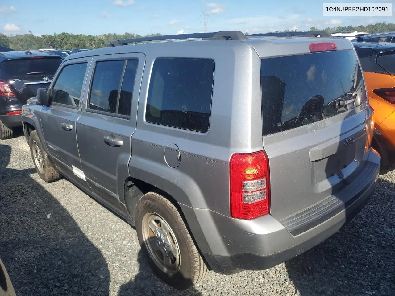 2017 Jeep Patriot Sport VIN: 1C4NJPBB2HD102091 Lot: 74097024