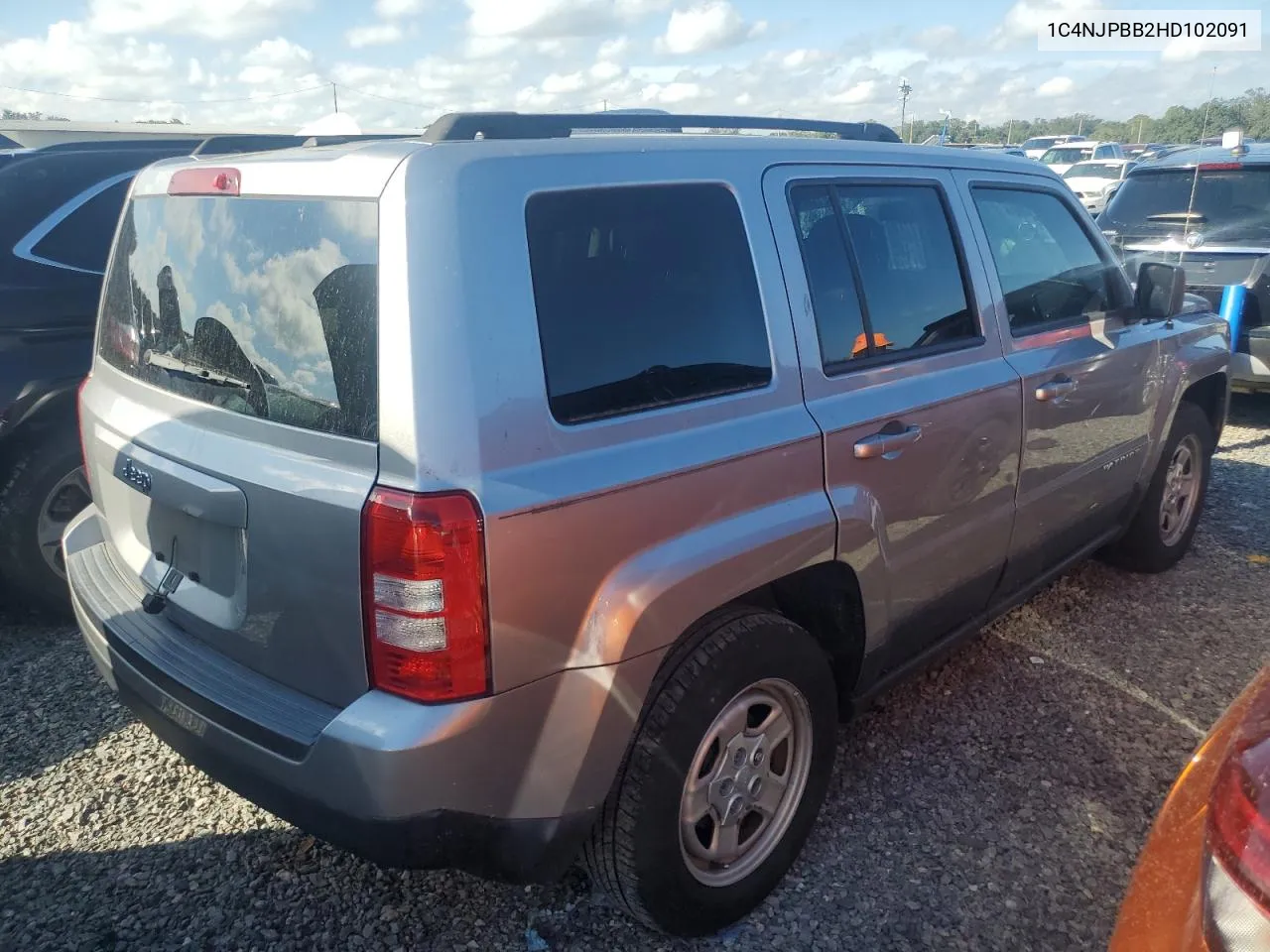 2017 Jeep Patriot Sport VIN: 1C4NJPBB2HD102091 Lot: 74097024