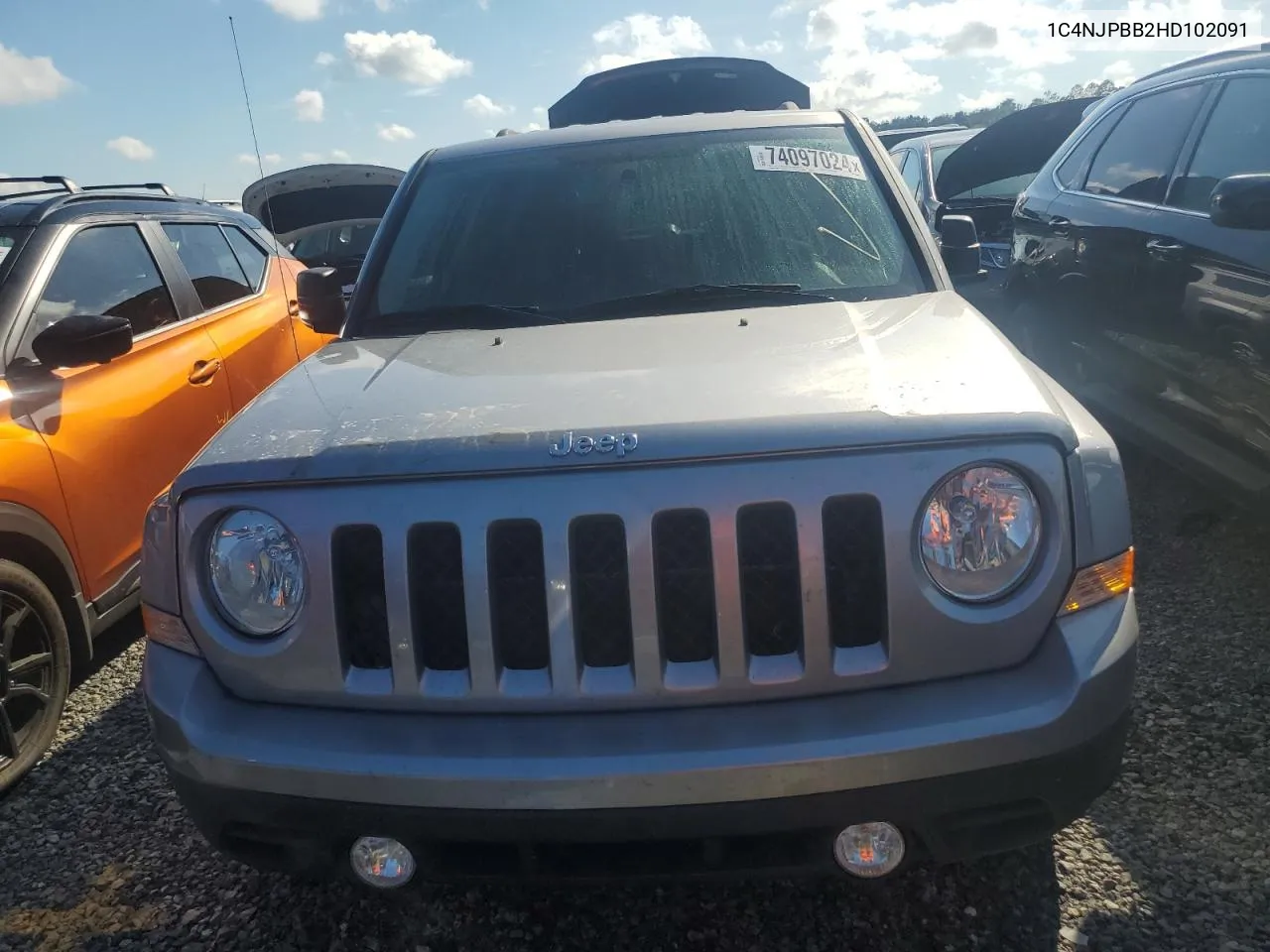 2017 Jeep Patriot Sport VIN: 1C4NJPBB2HD102091 Lot: 74097024