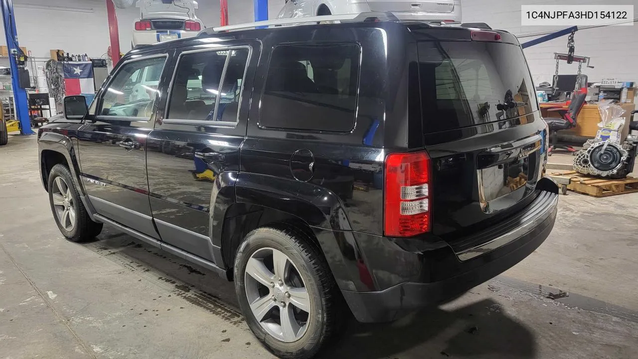 2017 Jeep Patriot Latitude VIN: 1C4NJPFA3HD154122 Lot: 74839254