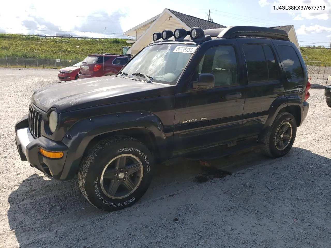 2003 Jeep Liberty Renegade VIN: 1J4GL38KX3W677713 Lot: 66528184