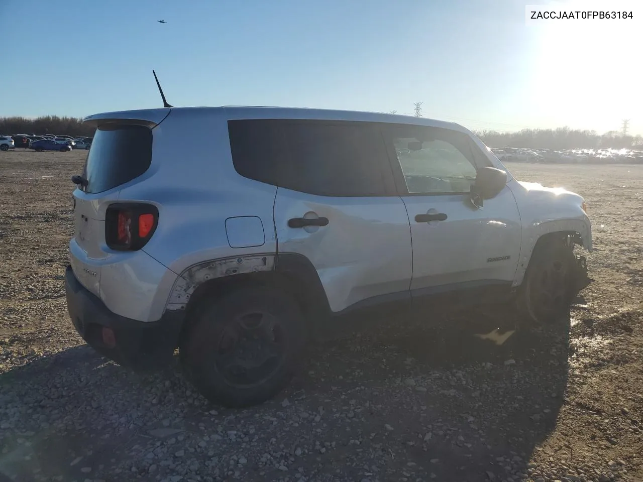 2015 Jeep Renegade Sport VIN: ZACCJAAT0FPB63184 Lot: 40876834