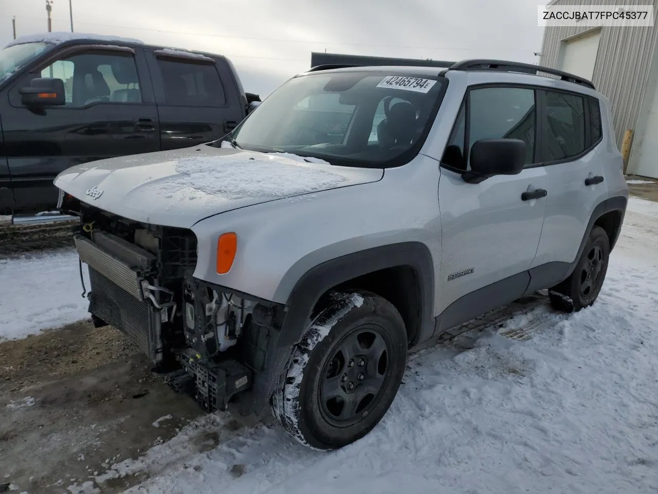 2015 Jeep Renegade Sport VIN: ZACCJBAT7FPC45377 Lot: 42465794