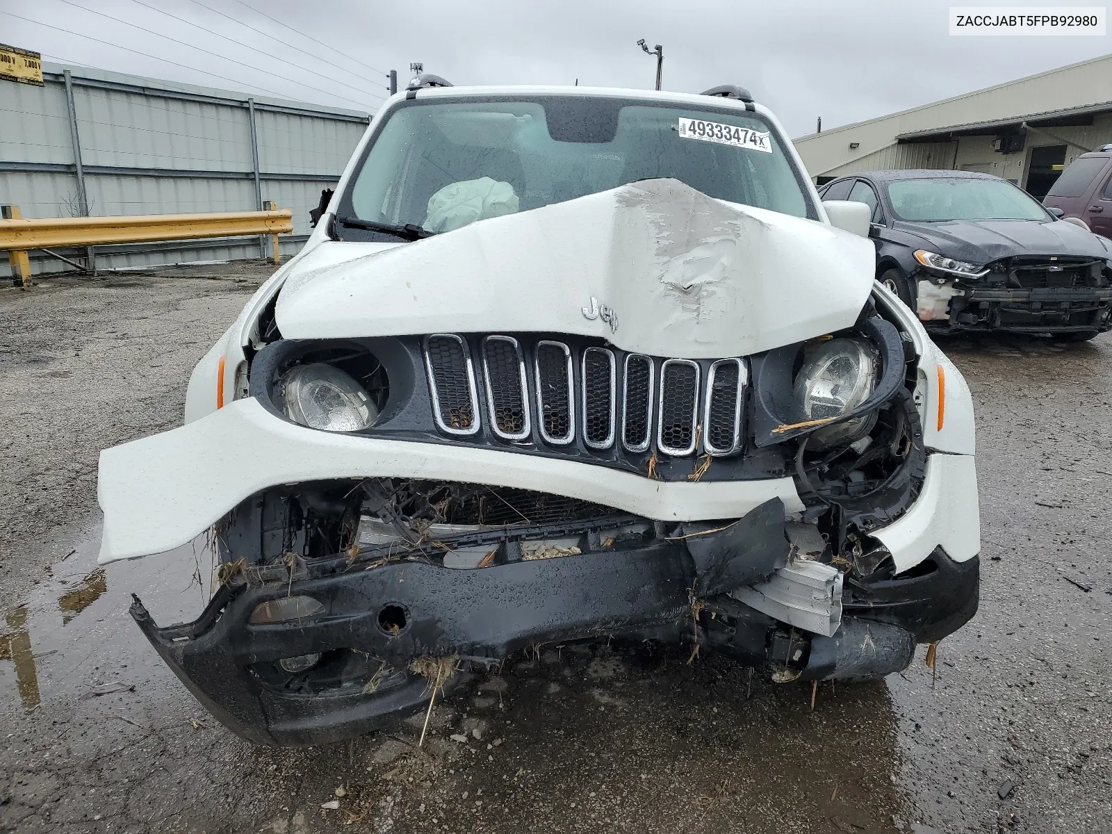 2015 Jeep Renegade Latitude VIN: ZACCJABT5FPB92980 Lot: 49333474