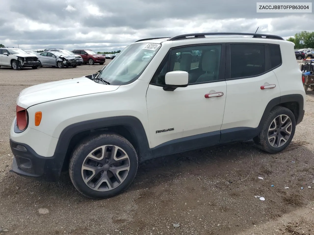 2015 Jeep Renegade Latitude VIN: ZACCJBBT0FPB63004 Lot: 51623374