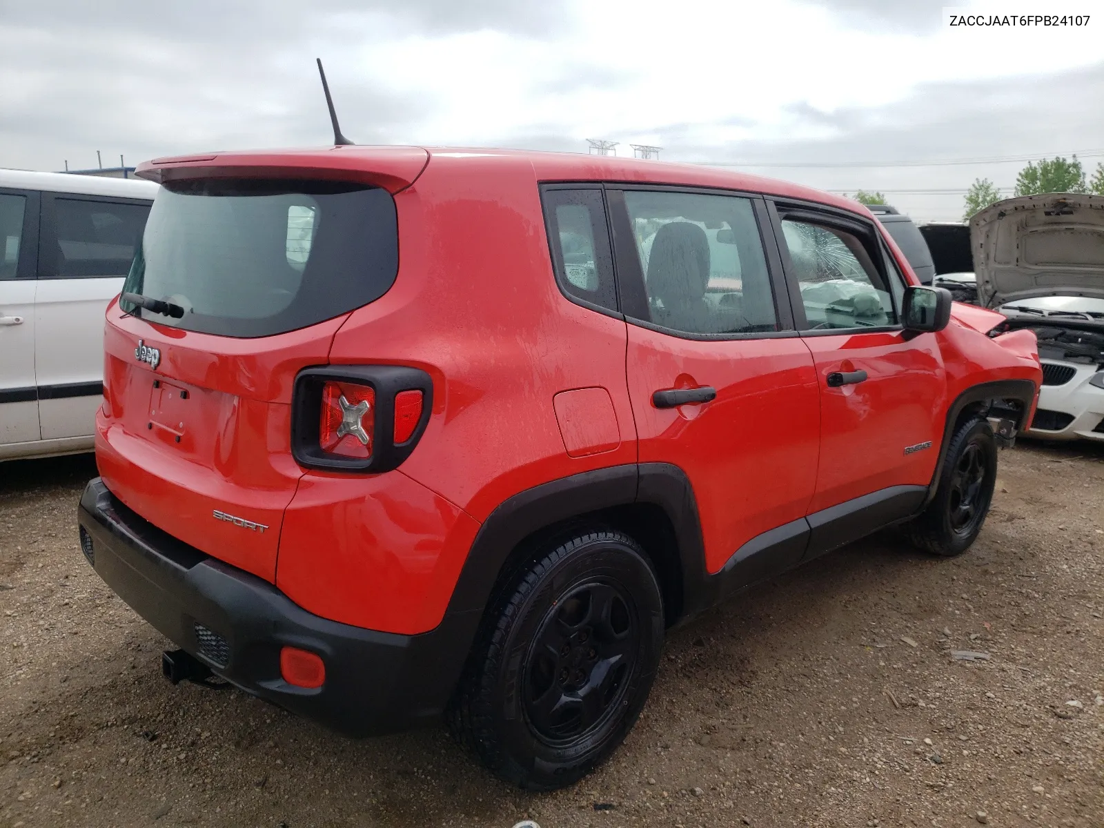 2015 Jeep Renegade Sport VIN: ZACCJAAT6FPB24107 Lot: 54833194