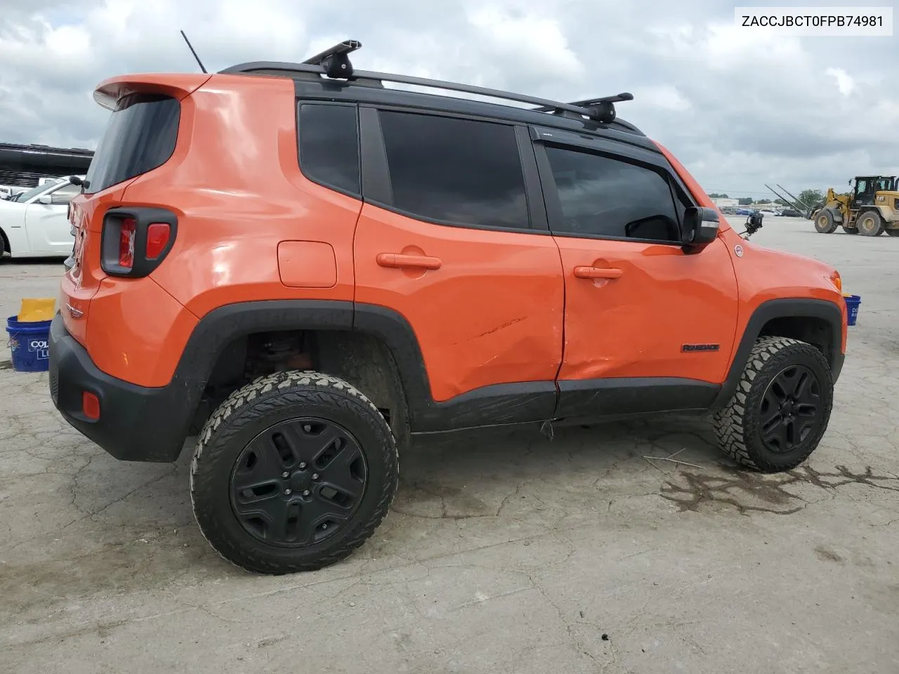 2015 Jeep Renegade Trailhawk VIN: ZACCJBCT0FPB74981 Lot: 55106104