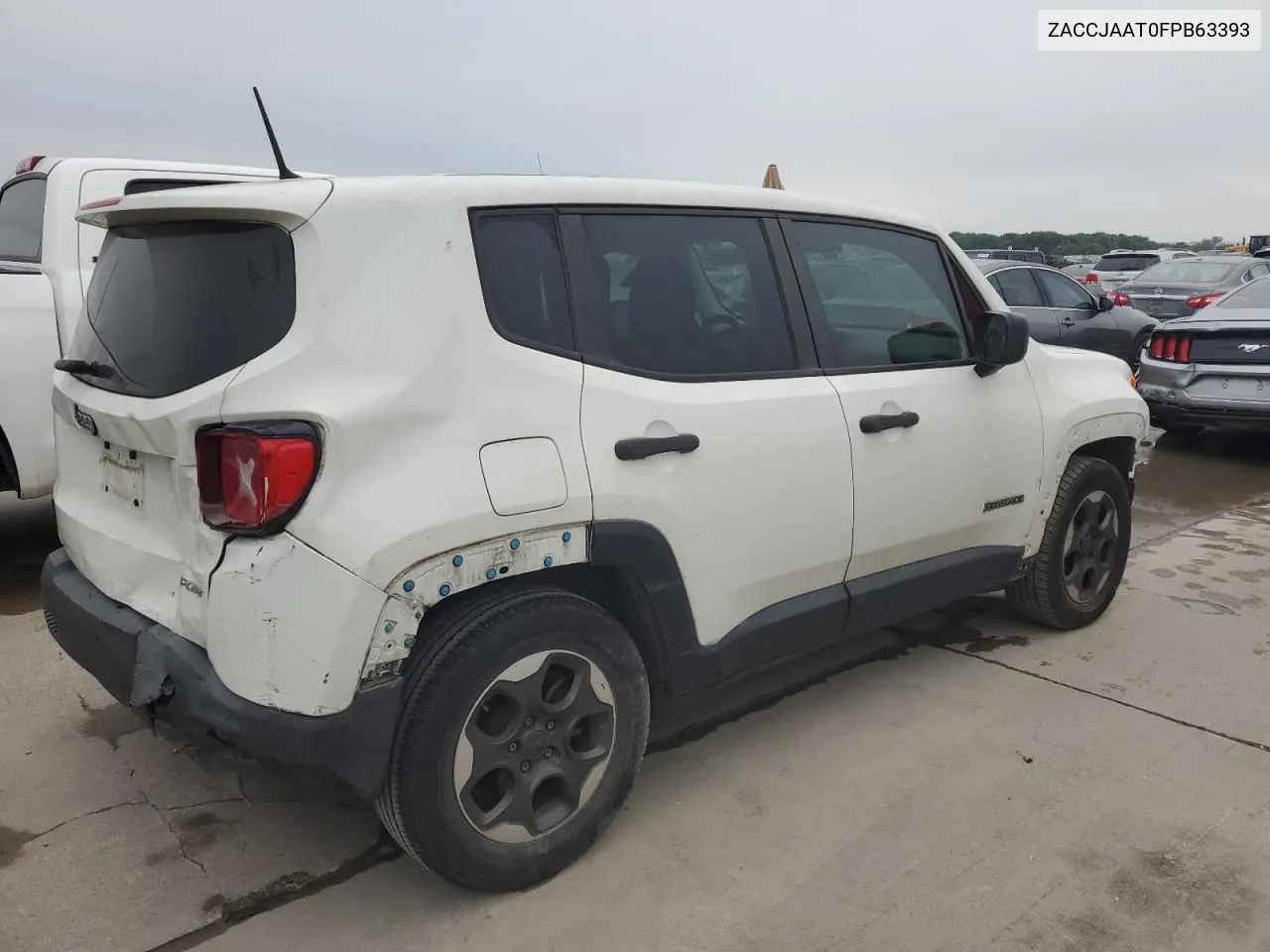 2015 Jeep Renegade Sport VIN: ZACCJAAT0FPB63393 Lot: 56234614