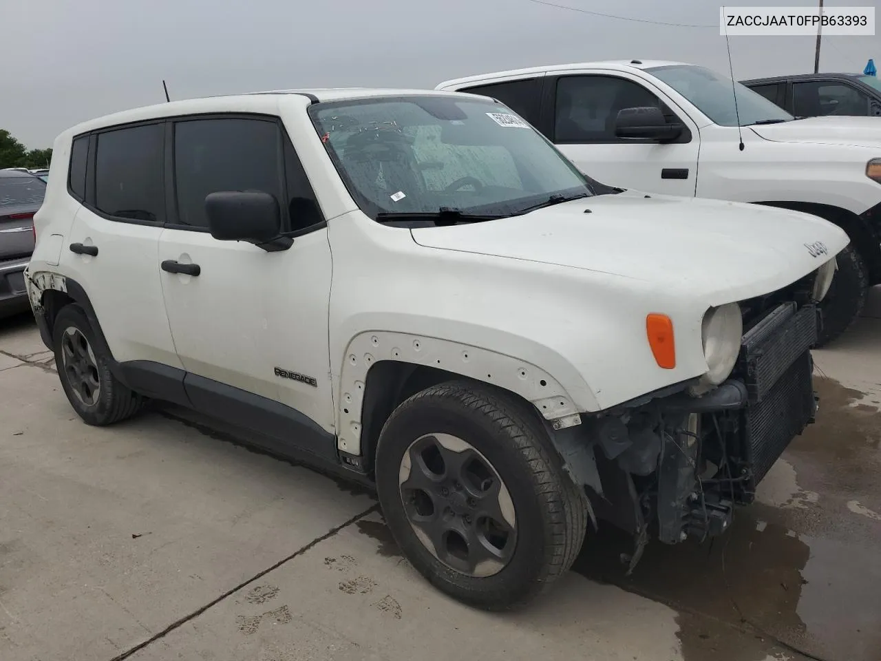 2015 Jeep Renegade Sport VIN: ZACCJAAT0FPB63393 Lot: 56234614