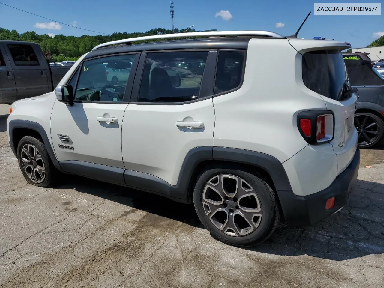 2015 Jeep Renegade Limited VIN: ZACCJADT2FPB29574 Lot: 57665164