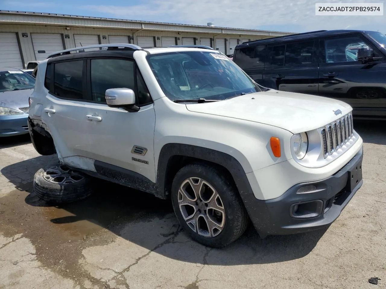 2015 Jeep Renegade Limited VIN: ZACCJADT2FPB29574 Lot: 57665164