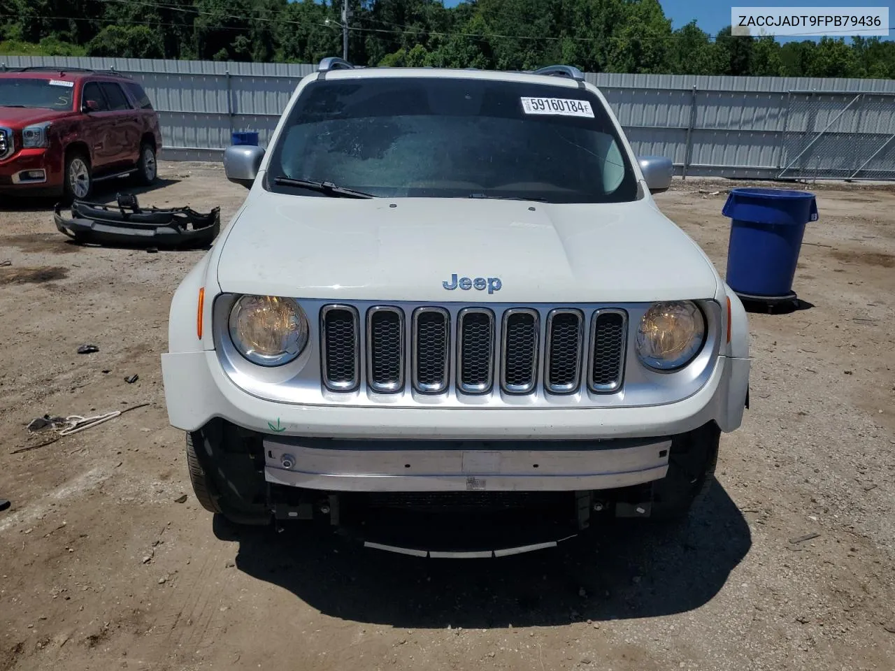 2015 Jeep Renegade Limited VIN: ZACCJADT9FPB79436 Lot: 59160184