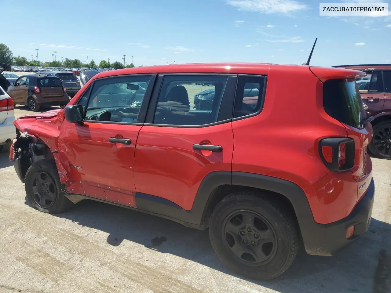 2015 Jeep Renegade Sport VIN: ZACCJBAT0FPB61868 Lot: 60716384