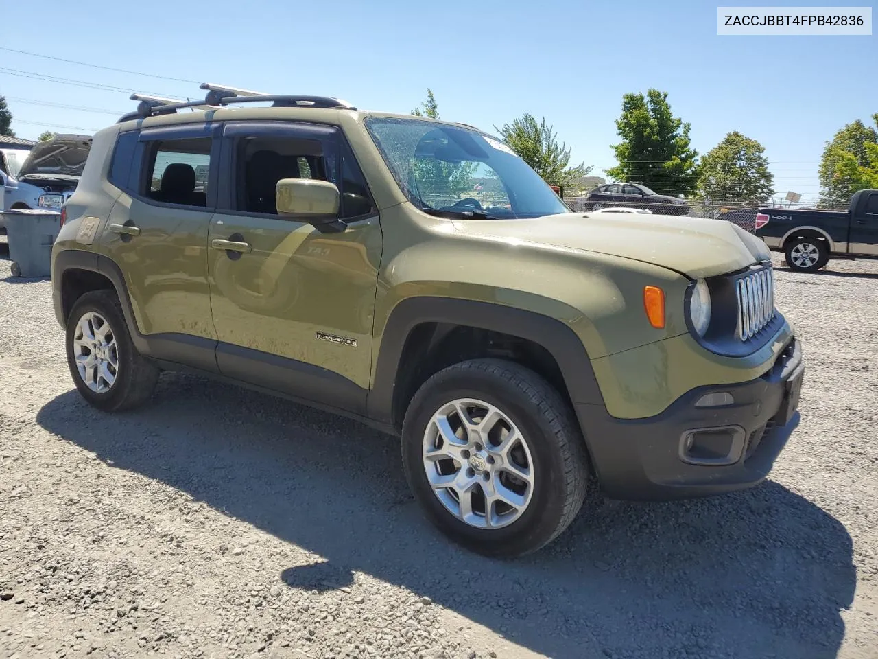 2015 Jeep Renegade Latitude VIN: ZACCJBBT4FPB42836 Lot: 61500754